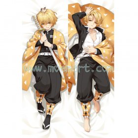 Demon Slayer Dakimakura Agatsuma Zenitsu Body Pillow Case