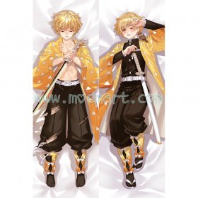 Demon Slayer Dakimakura Agatsuma Zenitsu Body Pillow Case 03