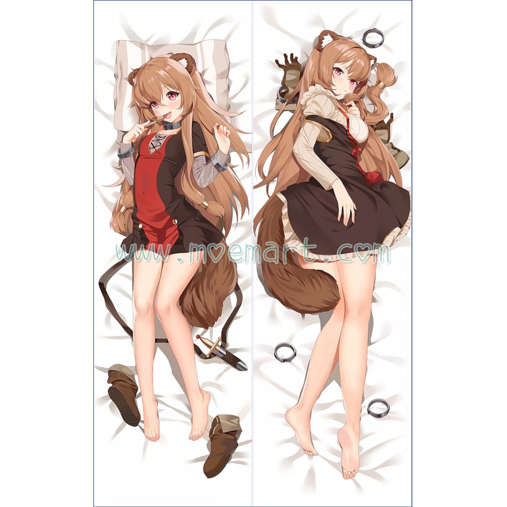 The Rising of the Shield Hero Dakimakura Raphtalia Body Pillow Case 05