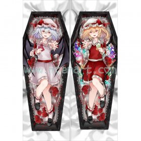 Touhou Project Dakimakura Remilia Scarlet Flandre Scarlet Body Pillow Case