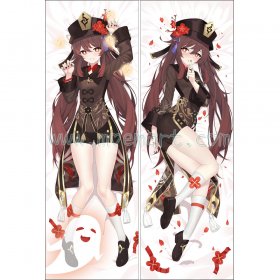 Genshin Impact Dakimakura Hu Tao Walnut Body Pillow Case 07