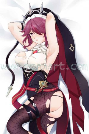 Genshin Impact Dakimakura Rosaria Body Pillow Case 02