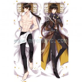 Genshin Impact Dakimakura Zhongli Body Pillow Case