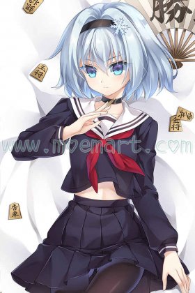 Ryuuou no Oshigoto Dakimakura Ginko Sora Body Pillow Case 05