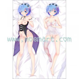 Re:Zero Dakimakura Rem Body Pillow Case 07