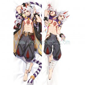 Genshin Impact Dakimakura Arataki Itto Body Pillow Case 02