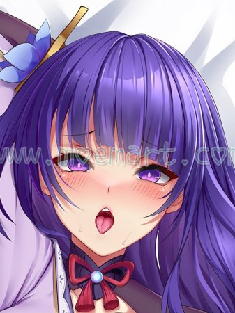 Genshin Impact Dakimakura Baal Raiden Shogun Body Pillow Case 06