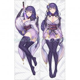 Genshin Impact Dakimakura Baal Raiden Shogun Body Pillow Case 11