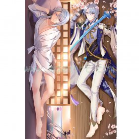 Genshin Impact Dakimakura Kamisato Ayato Body Pillow Case