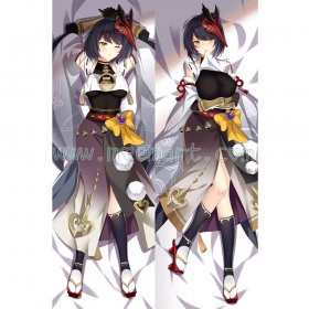 Genshin Impact Dakimakura Kujou Sara Body Pillow Case 08