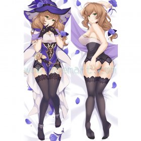 Genshin Impact Dakimakura Lisa Body Pillow Case 06