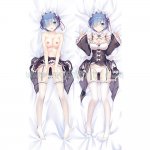 Re:Zero Dakimakura Rem Body Pillow Case 34