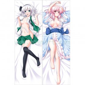 Touhou Project Dakimakura Yuyuko Saigyouji Youmu Konpaku Body Pillow Case