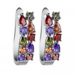 Luxury Women Multicolor Cubic Zirconia Earrings