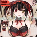 2way Date A Live Kurumi Tokisaki Anime 3D Mouse Pad Mat Wrist Rest 02