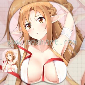 2way Sword Art Online Yuuki Asuna Anime 3D Mouse Pad Mat Wrist Rest