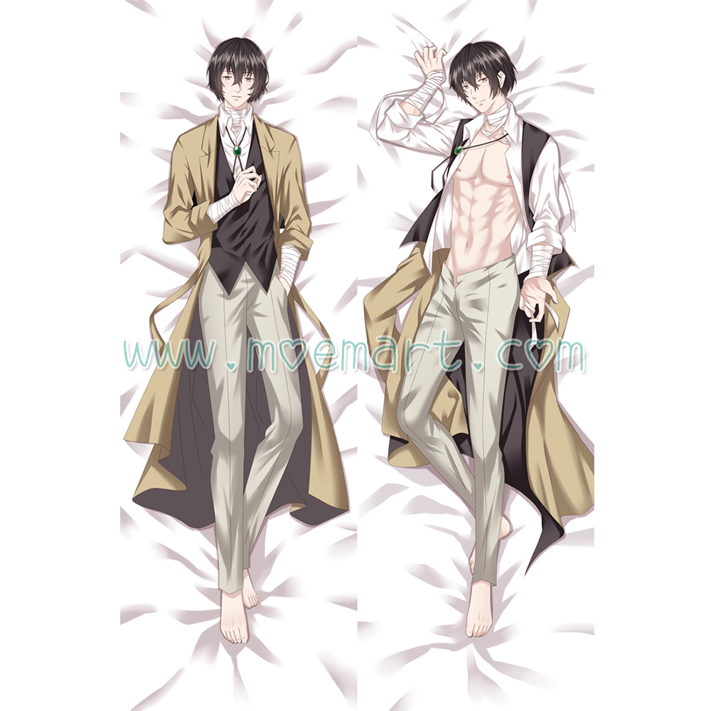 Bungo Stray Dogs Dakimakura Osamu Dazai Body Pillow Case