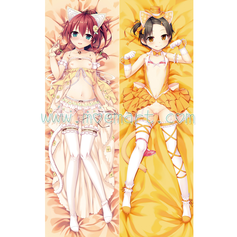 Maitetsu Dakimakura Minokasa Nagi Migita Hibiki Body Pillow Case