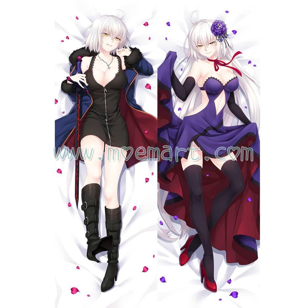 Fate/Grand Order Dakimakura Black Jeanne d'Arc Body Pillow Case 07