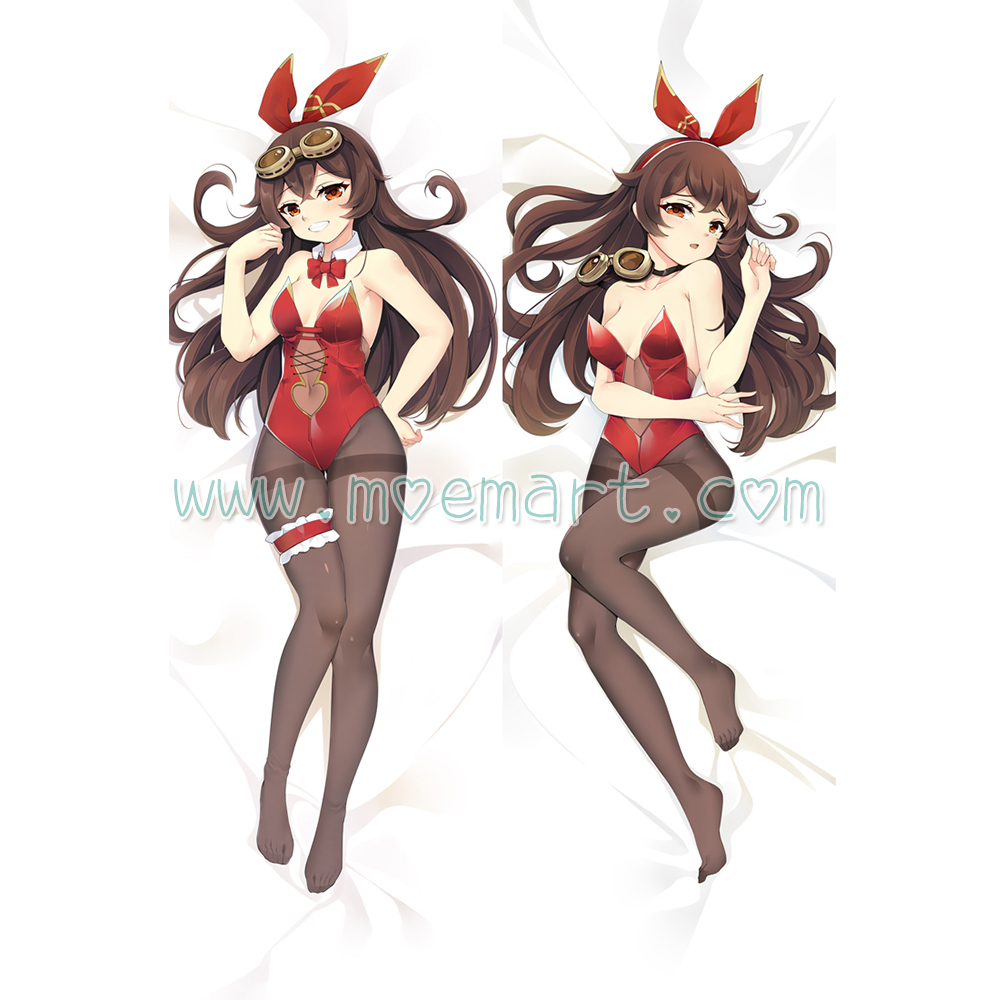 Genshin Impact Dakimakura Amber Body Pillow Case 03 - Click Image to Close