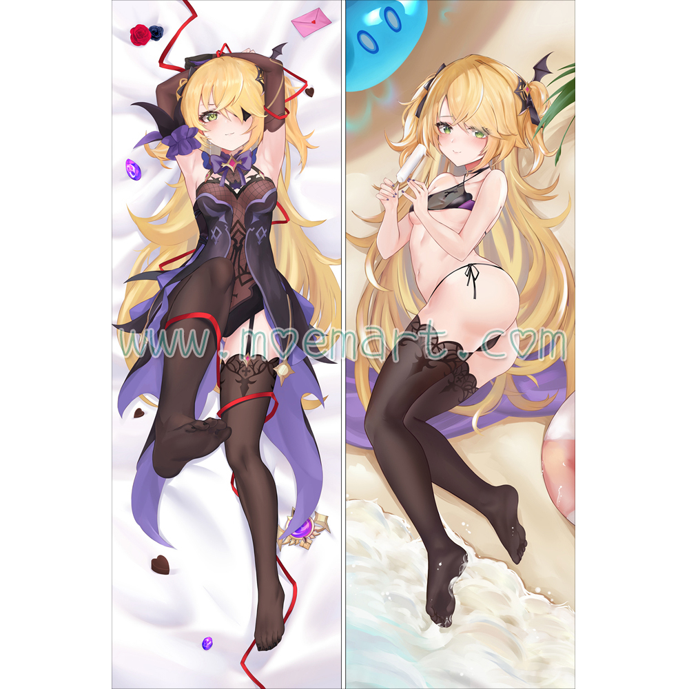 Genshin Impact Dakimakura Fischl Body Pillow Case 04