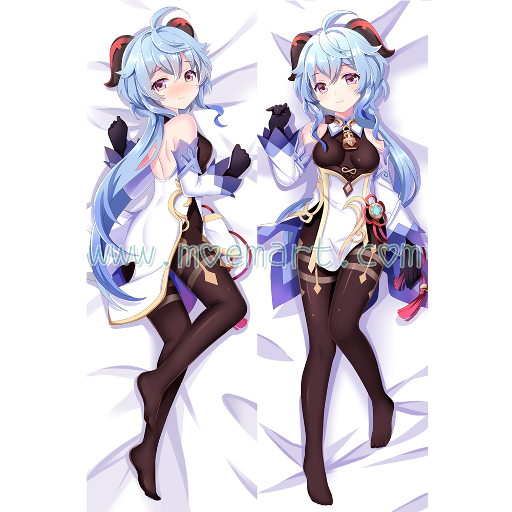 Genshin Impact Dakimakura Ganyu Body Pillow Case 03