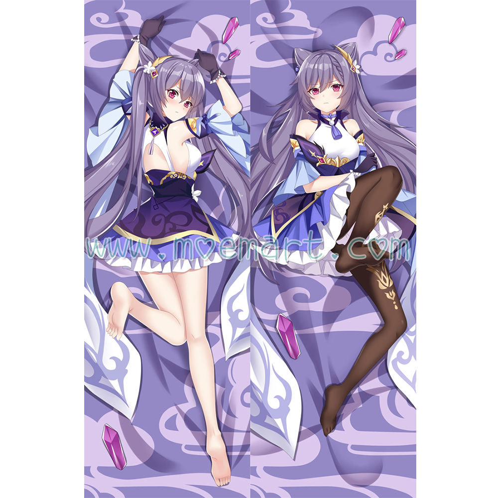 Genshin Impact Dakimakura Keqing Kokusei Body Pillow Case