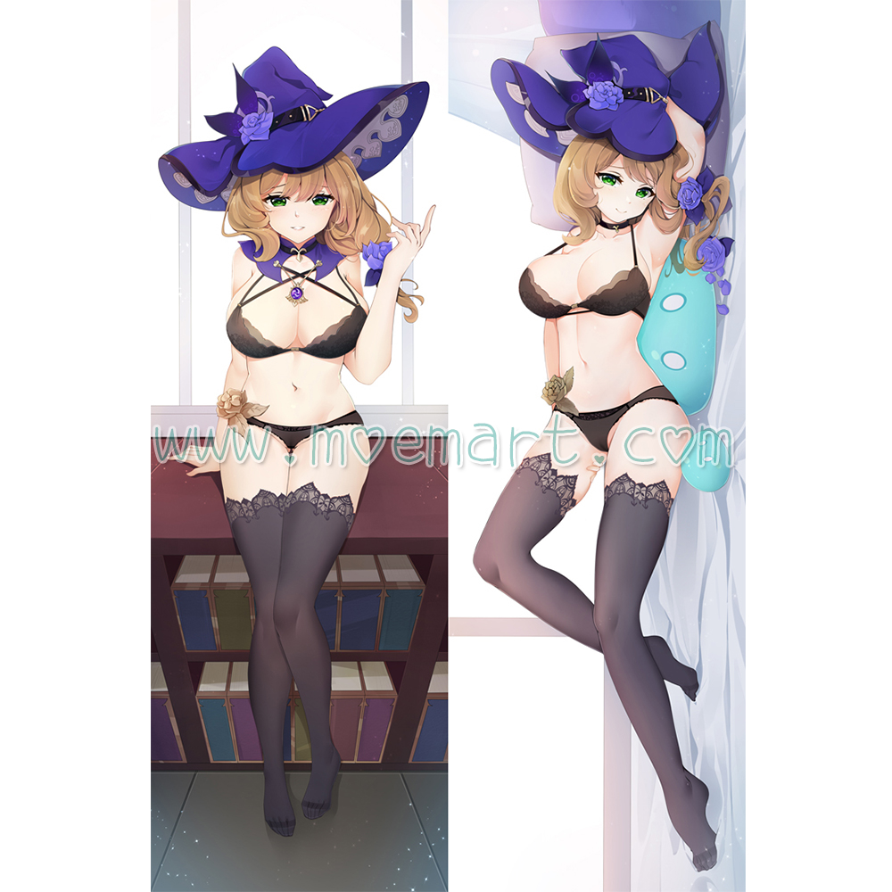 Genshin Impact Dakimakura Lisa Body Pillow Case 02