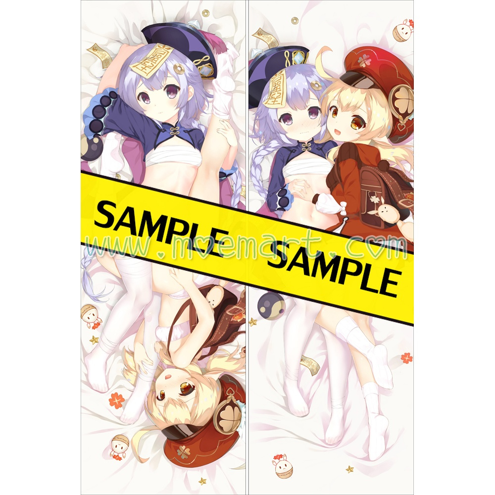 Genshin Impact Dakimakura Qiqi Paimon Body Pillow Case