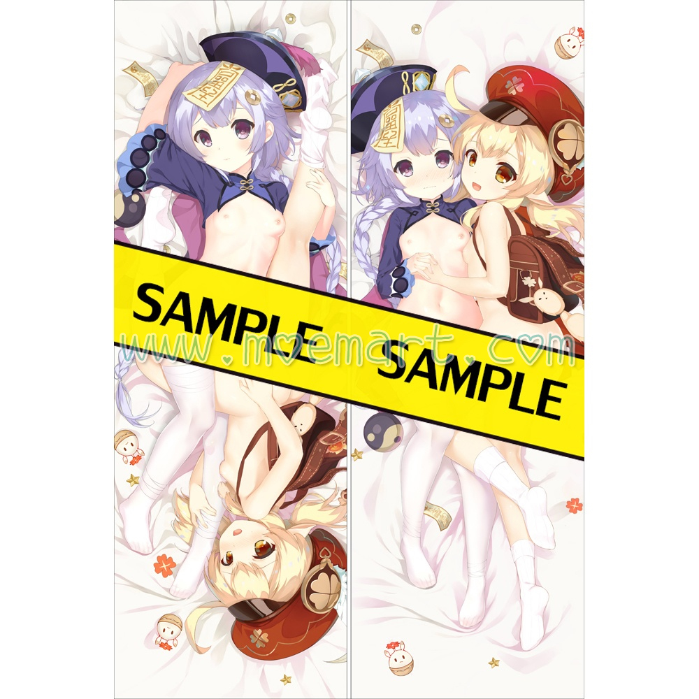 Genshin Impact Dakimakura Qiqi Paimon Body Pillow Case 02