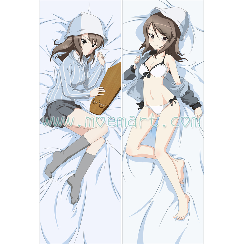 Girls und Panzer Dakimakura Mika Body Pillow Case