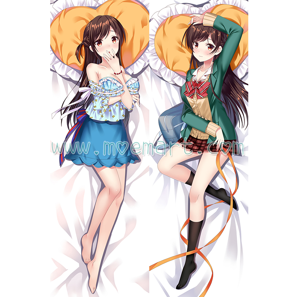 Kanojo Okarishimasu Dakimakura Chizuru Ichinose Body Pillow Case 03