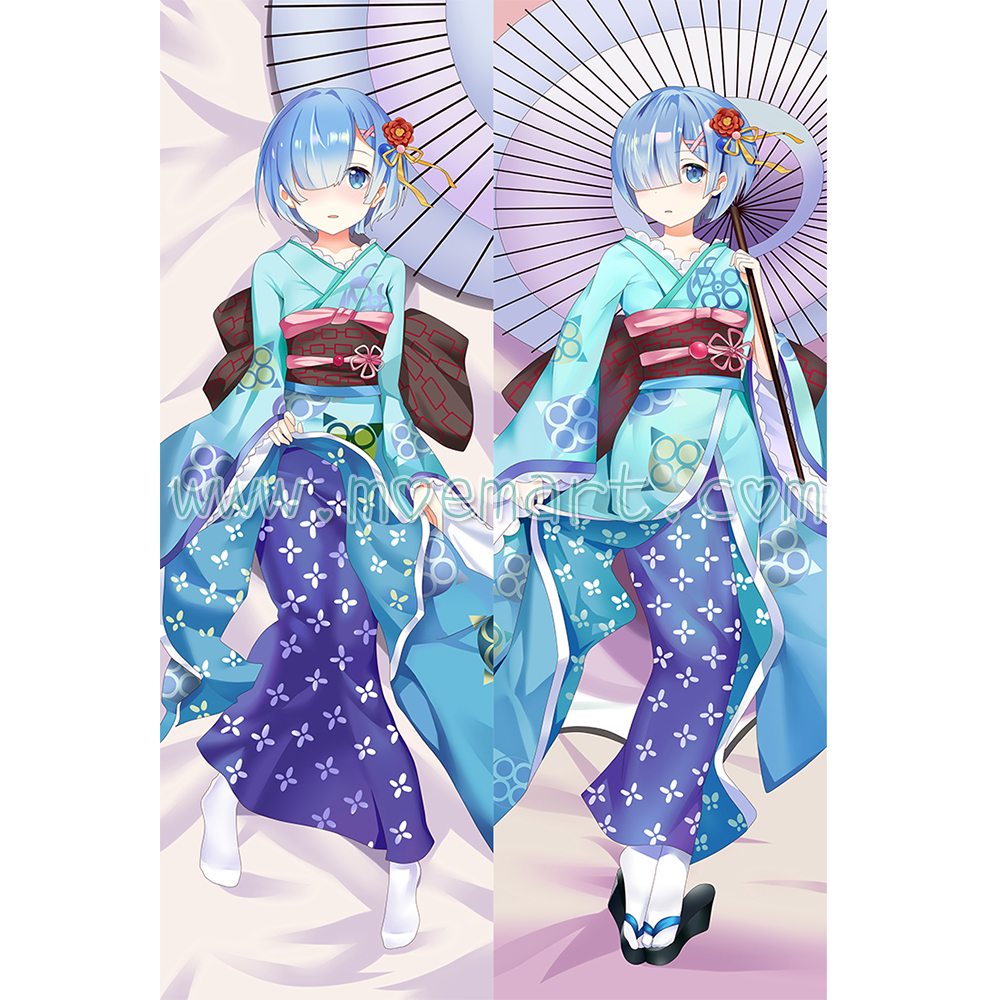 Re:Zero Dakimakura Rem Body Pillow Case 17