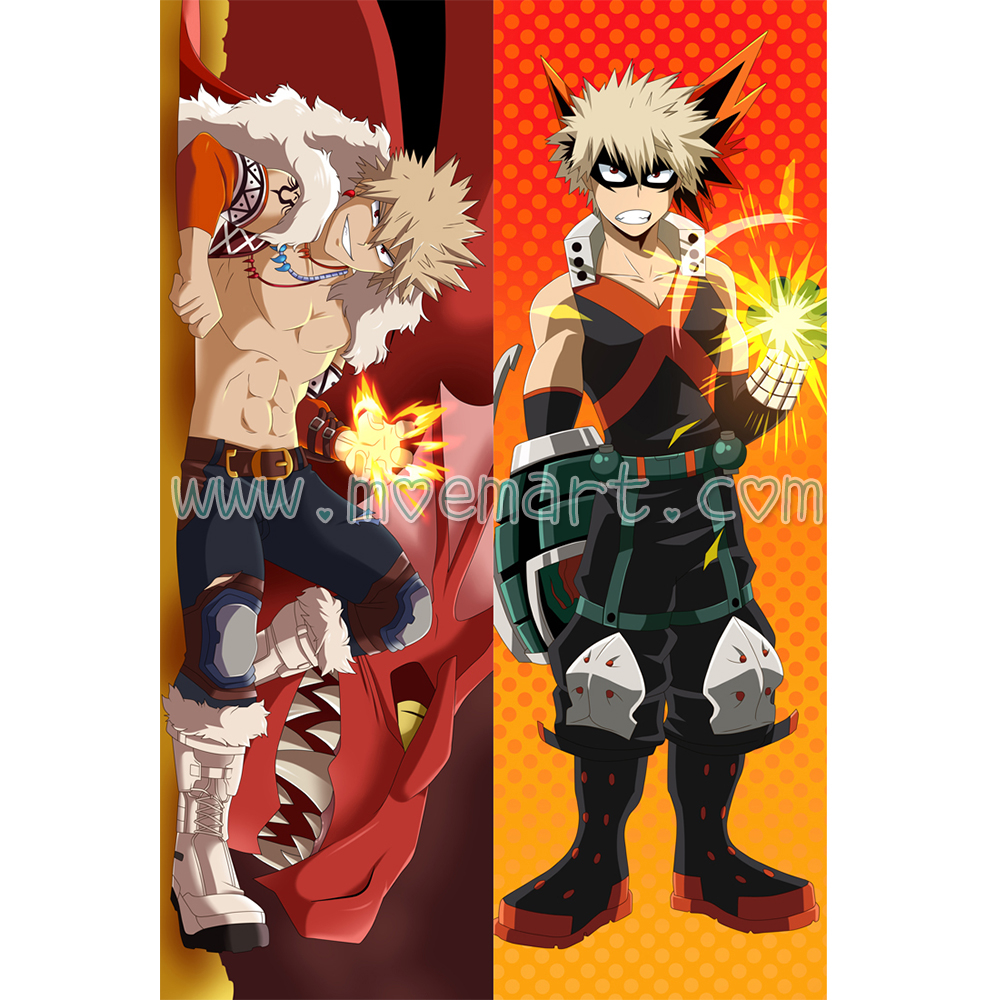 My Hero Academia Dakimakura Katsuki Bakugo Body Pillow Case 02