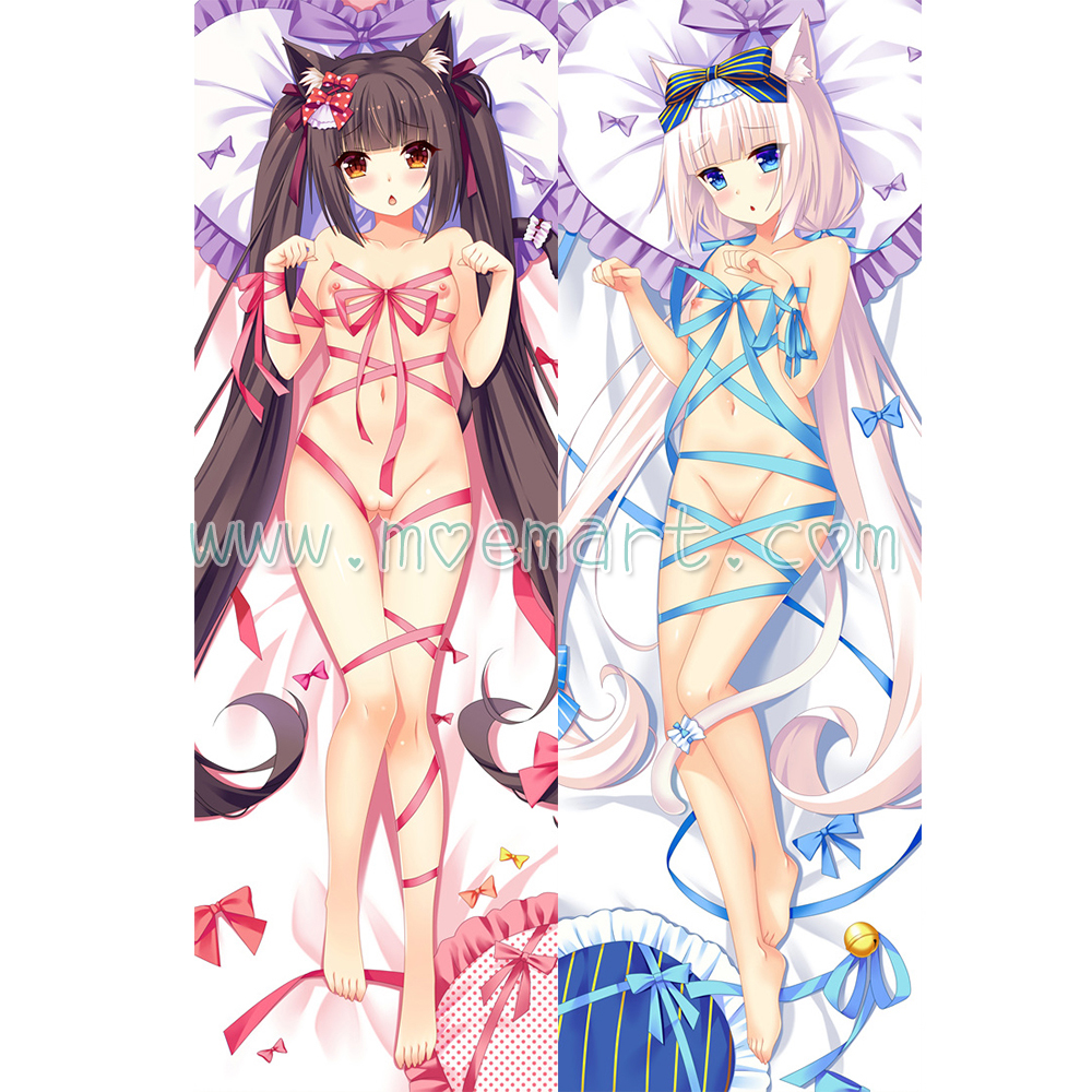 Nekopara Dakimakura Chocola Vanilla Body Pillow Case 06