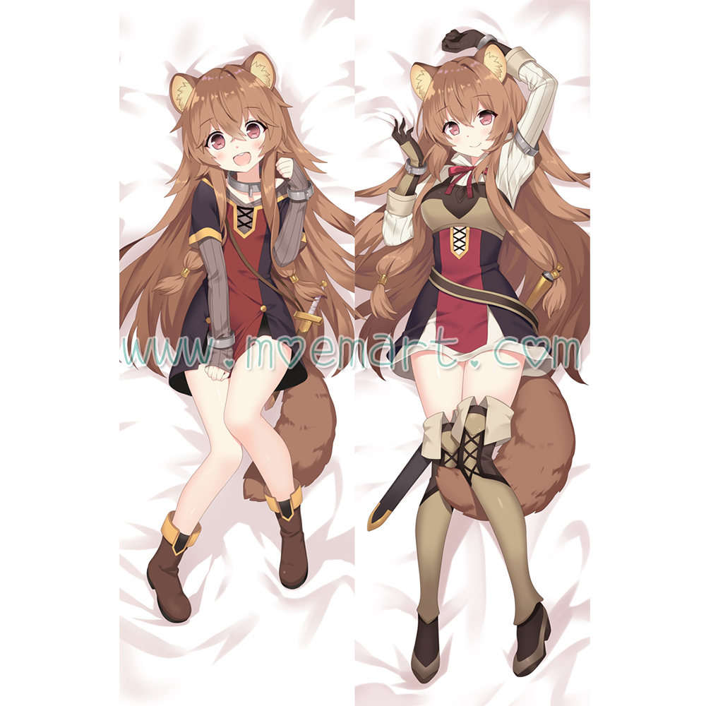 The Rising of the Shield Hero Dakimakura Raphtalia Body Pillow Case 04