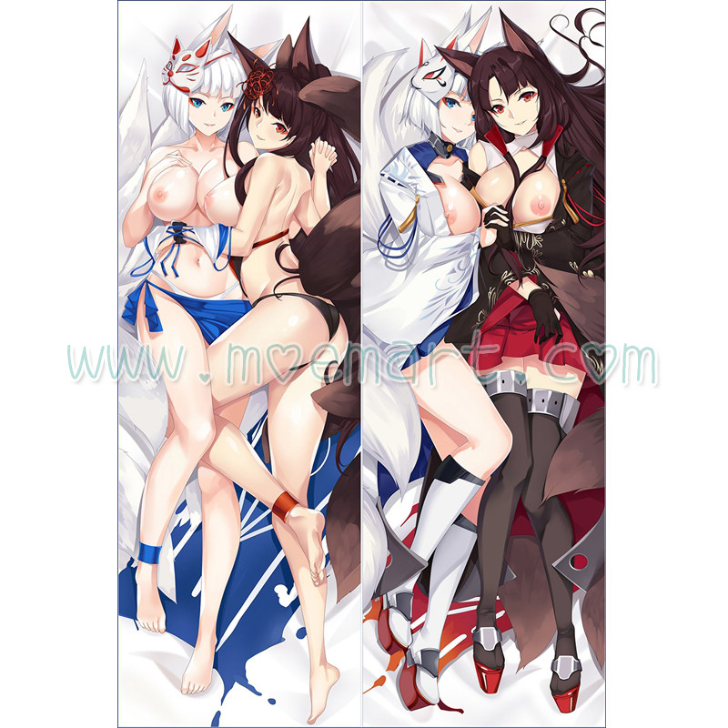 Azur Lane Dakimakura Akagi Kaga Body Pillow Case 02