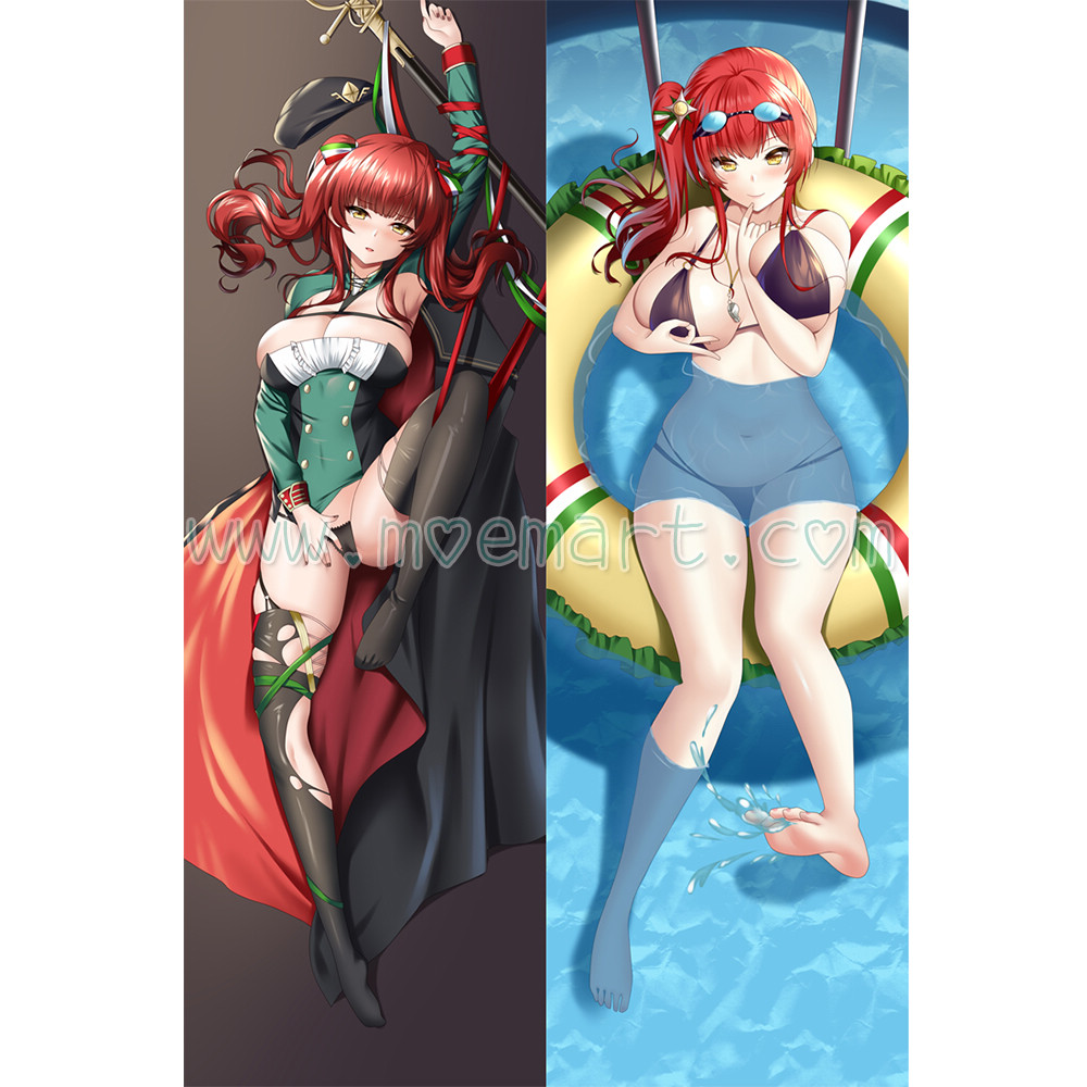 Azur Lane Dakimakura Zara Body Pillow Case