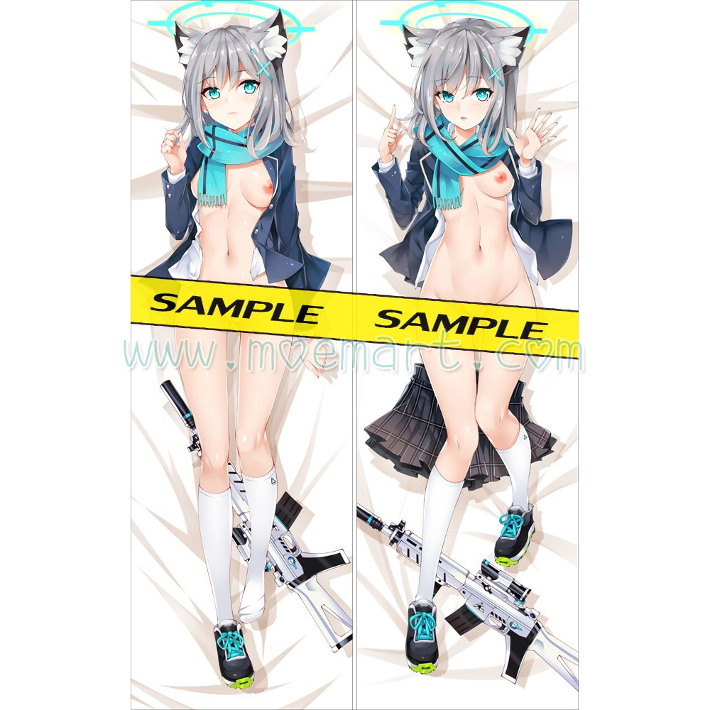 Blue Archive Dakimakura Sunaookami Shiroko Body Pillow Case 02