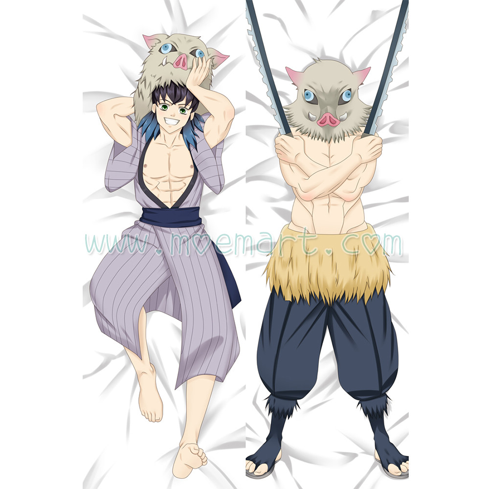 Demon Slayer Dakimakura Hashibira Inosuke Body Pillow Case