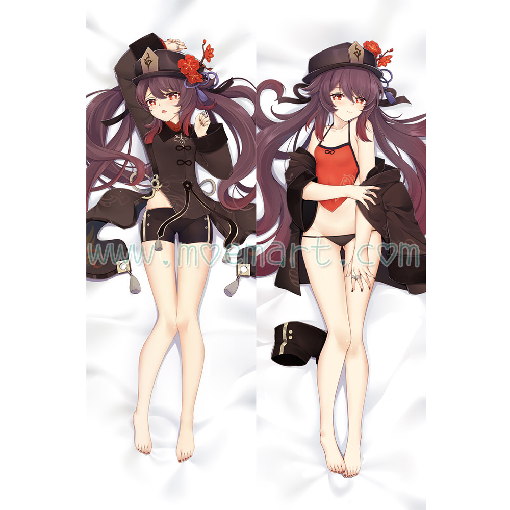 Genshin Impact Dakimakura Hu Tao Walnut Body Pillow Case