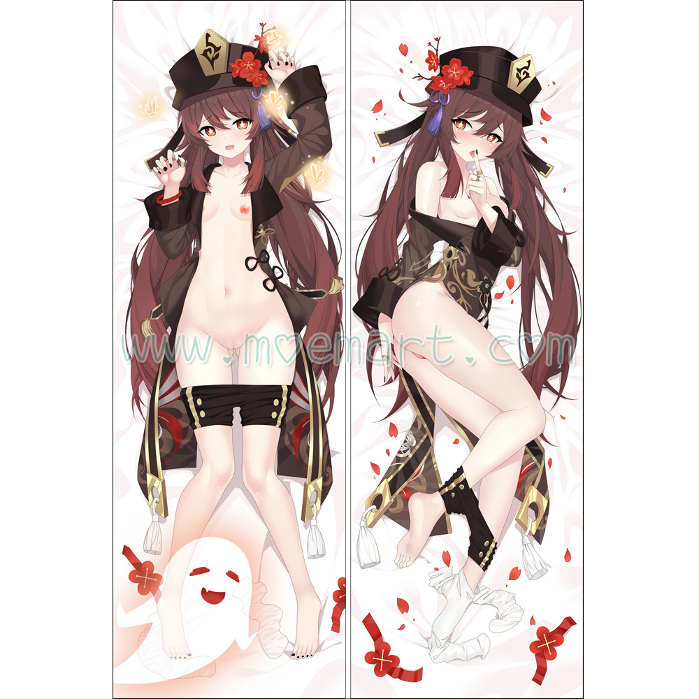 Genshin Impact Dakimakura Hu Tao Walnut Body Pillow Case 08