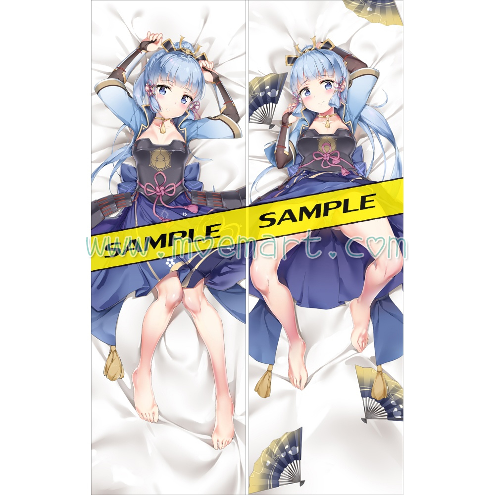 Genshin Impact Dakimakura Kamisato Ayaka Body Pillow Case