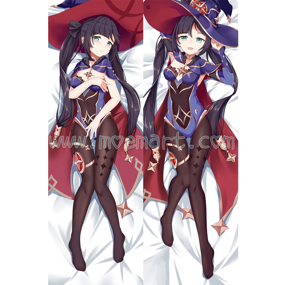 Genshin Impact Dakimakura Mona Body Pillow Case 03