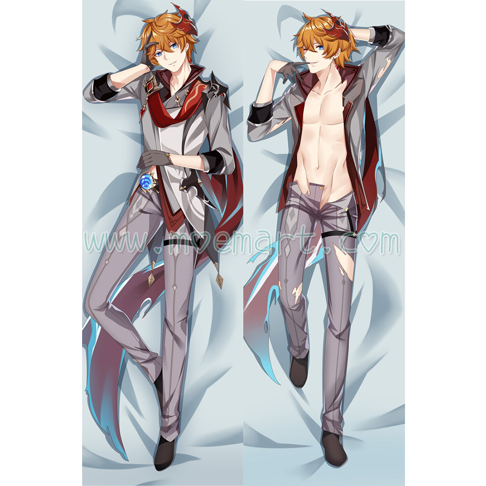 Genshin Impact Dakimakura Tartaglia Body Pillow Case 02