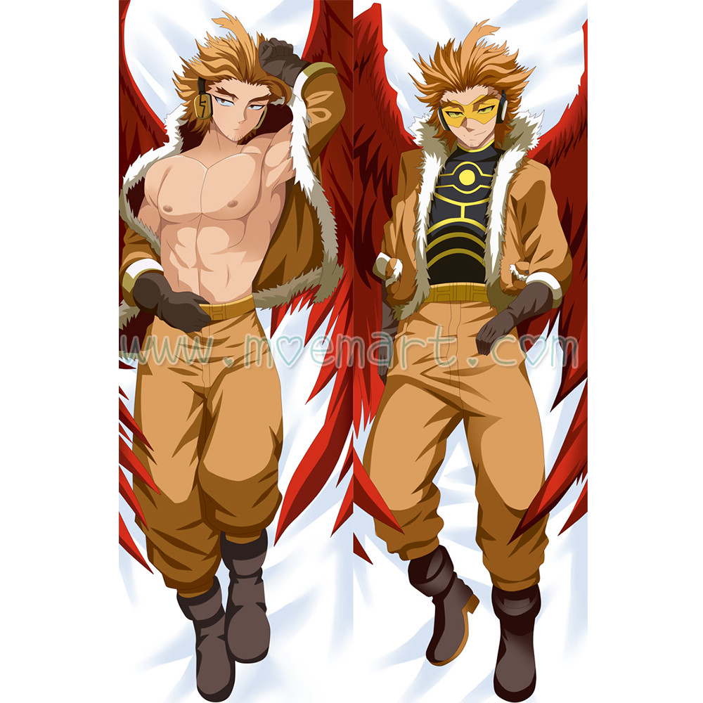 My Hero Academia Dakimakura Keigo Takami Hawks Body Pillow Case - Click Image to Close