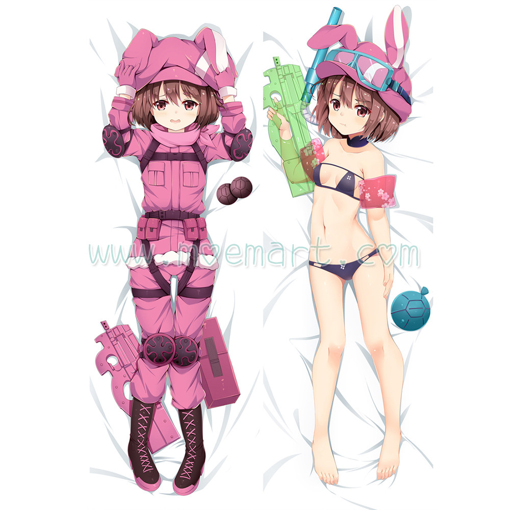 Sword Art Online GGO Dakimakura Llenn Body Pillow Case