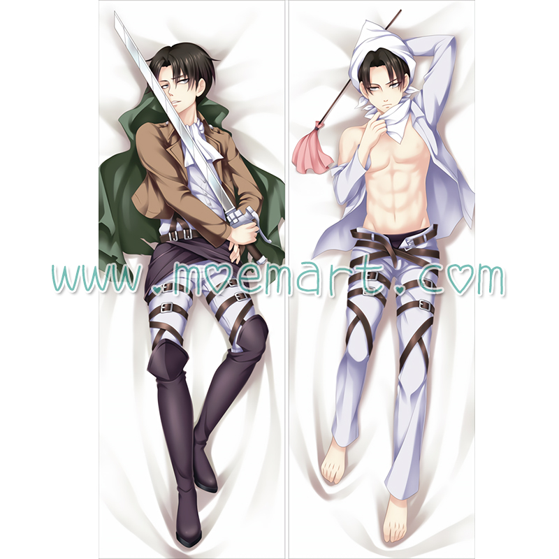 Attack on Titan Dakimakura Levi Body Pillow Case