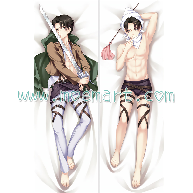 Attack on Titan Dakimakura Levi Body Pillow Case 02