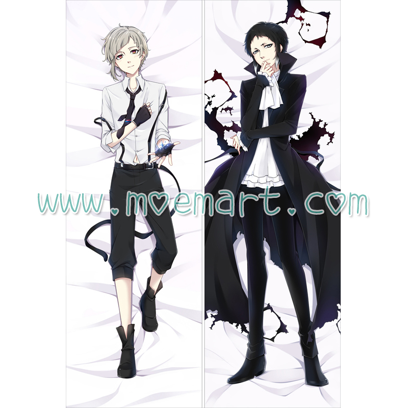 Bungo Stray Dogs Dakimakura Ryunosuke Akutagawa Atsushi Nakajima Body Pillow Case